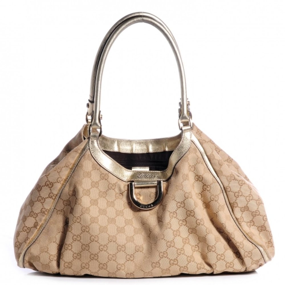 GUCCI GOLD D HANDBAG